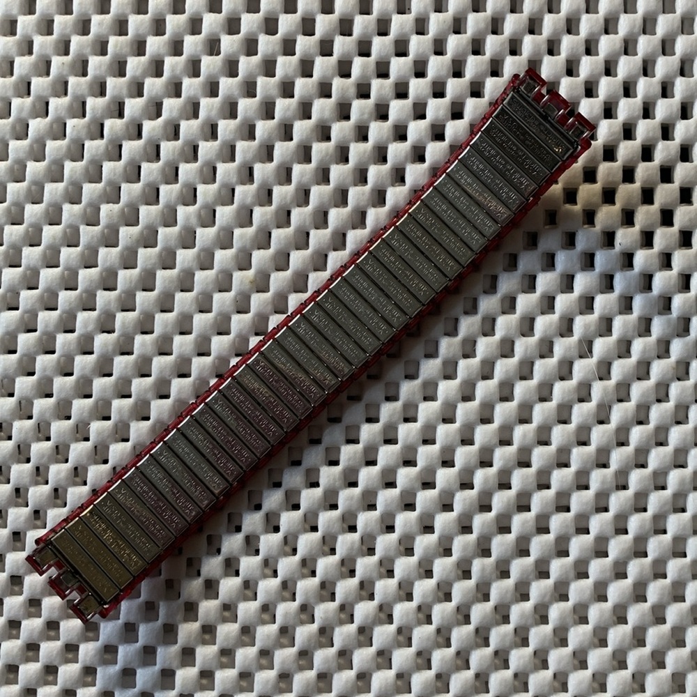Swatch Watch Flex Red Strap - Gent model size - 17mm  (Strap only) - Picture 2 of 3
